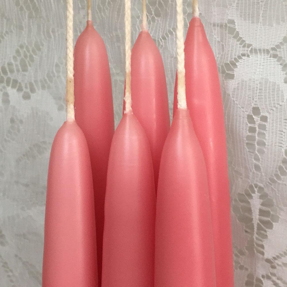 1/2"D x 6"H, Classic Tapers, 6 pair (12 singles), 24 colours, fragrance free - Fanny Bay Candle Company