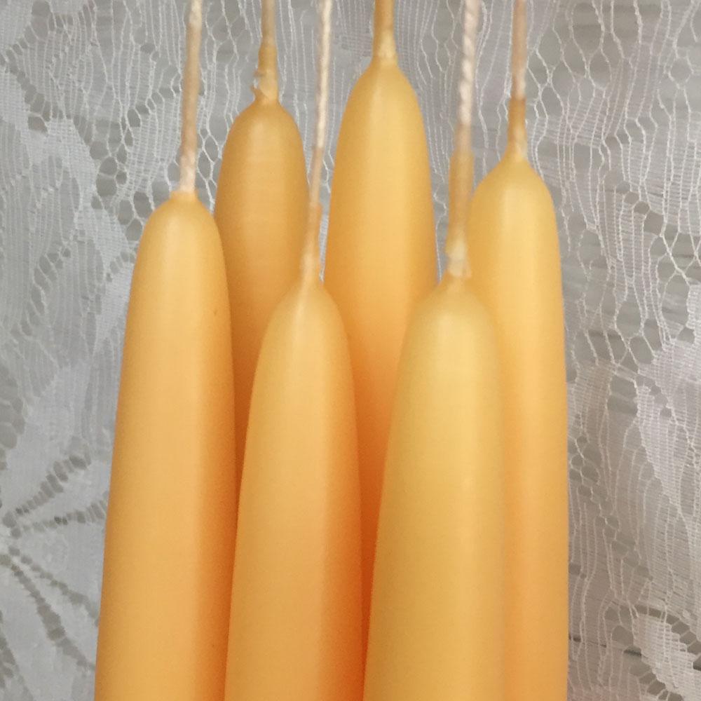 7/8"D x 16"H, Classic Tapers, 6 pair (12 singles), 24 colours, fragrance free - Fanny Bay Candle Company