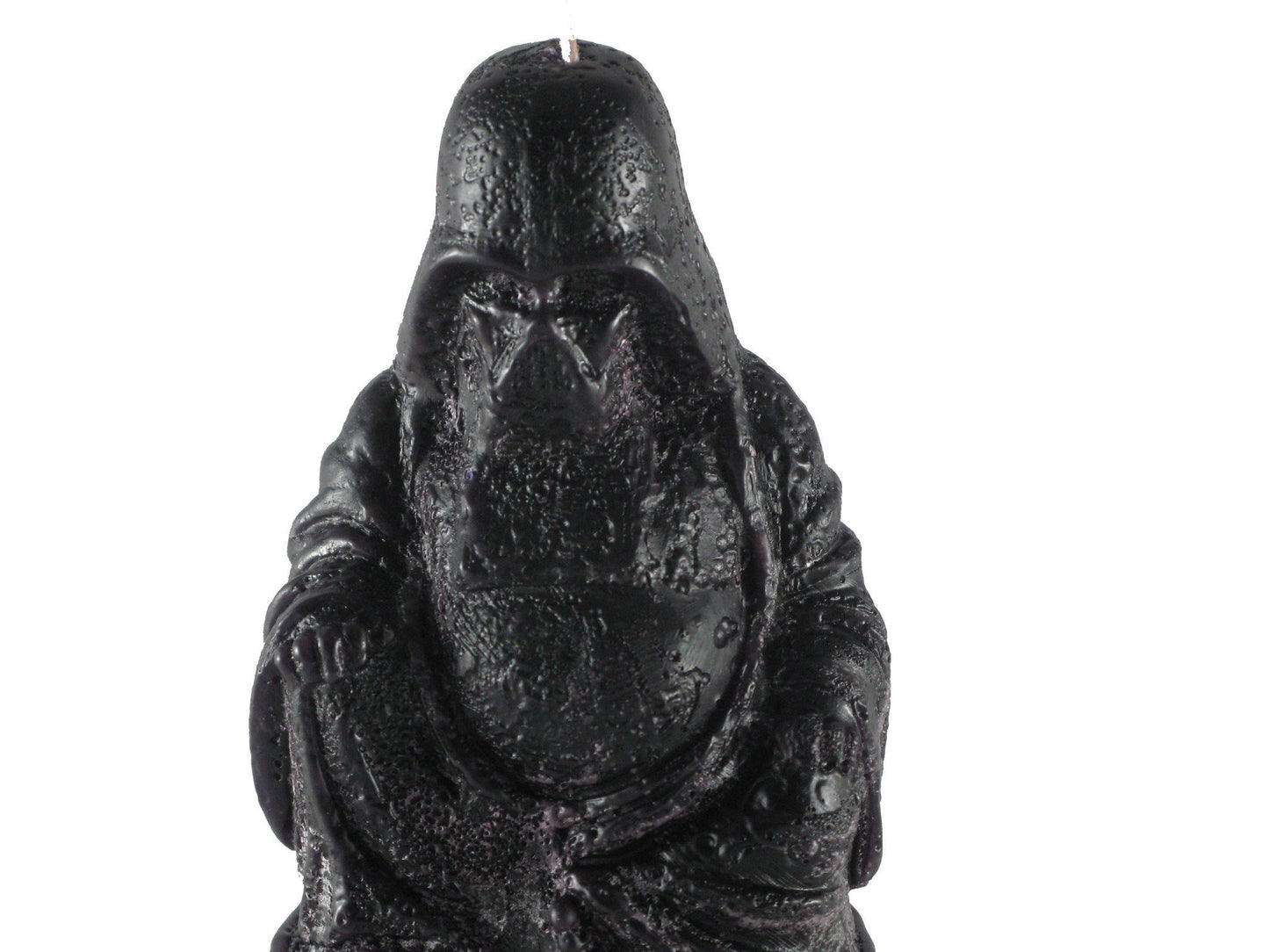 Dark Budda, Black, 2 1/2"D x 4"H, fragrance free only - Fanny Bay Candle Company