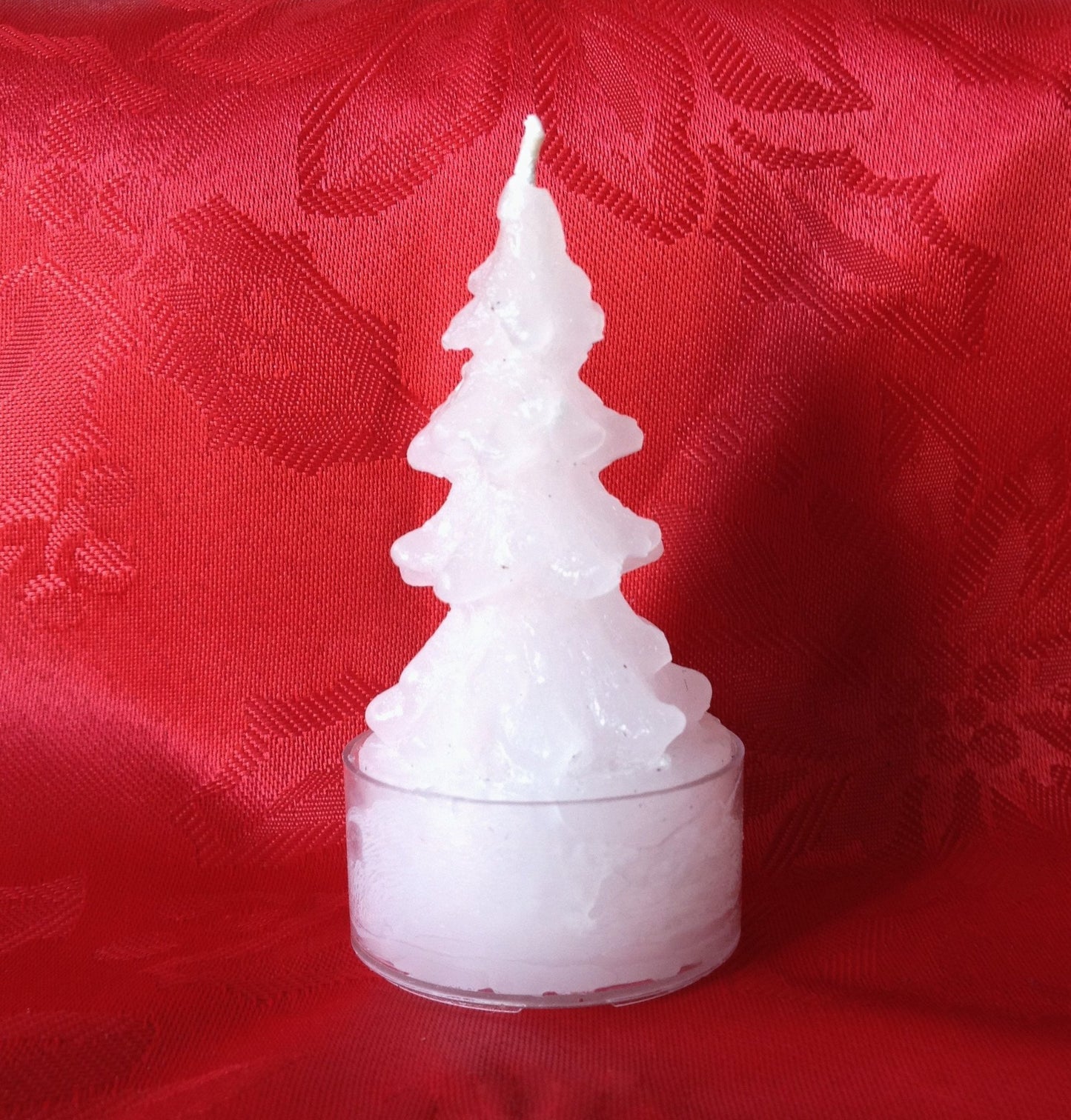 Evergreen Trees (Small) candles, 4 solid colours, set of 3, fragrance free only - Fanny Bay Candle Company