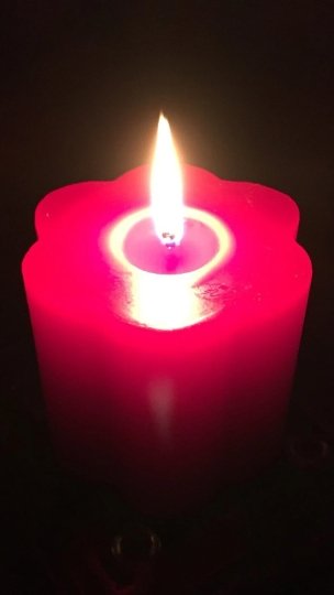 Scented Heart & Flower Candles, 2 3/4" x 2 3/4"H, clearance priced - Fanny Bay Candle Company