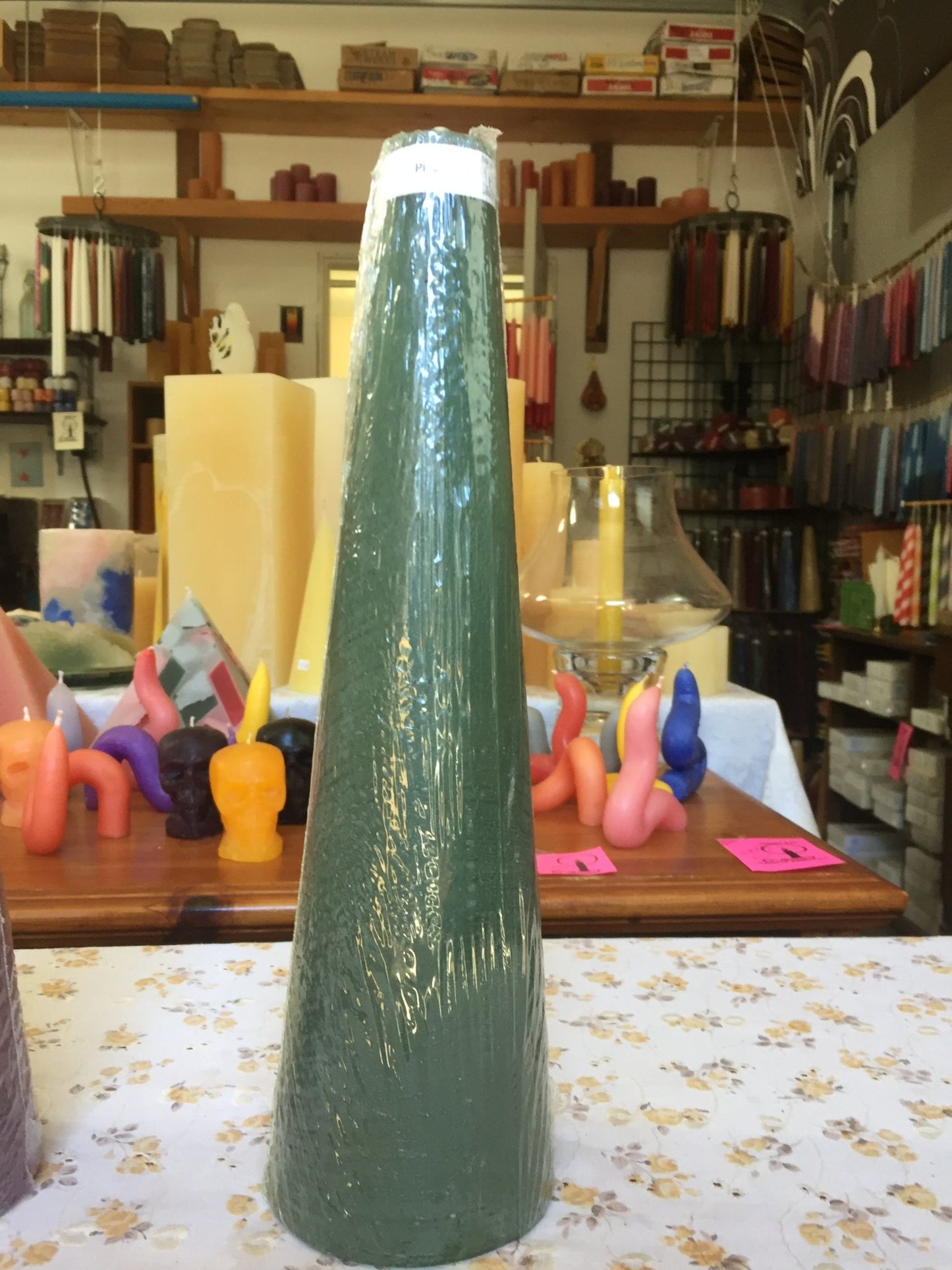 Scented Large Cone Candles, 3 1/4" x 12"H - Fanny Bay Candle Company