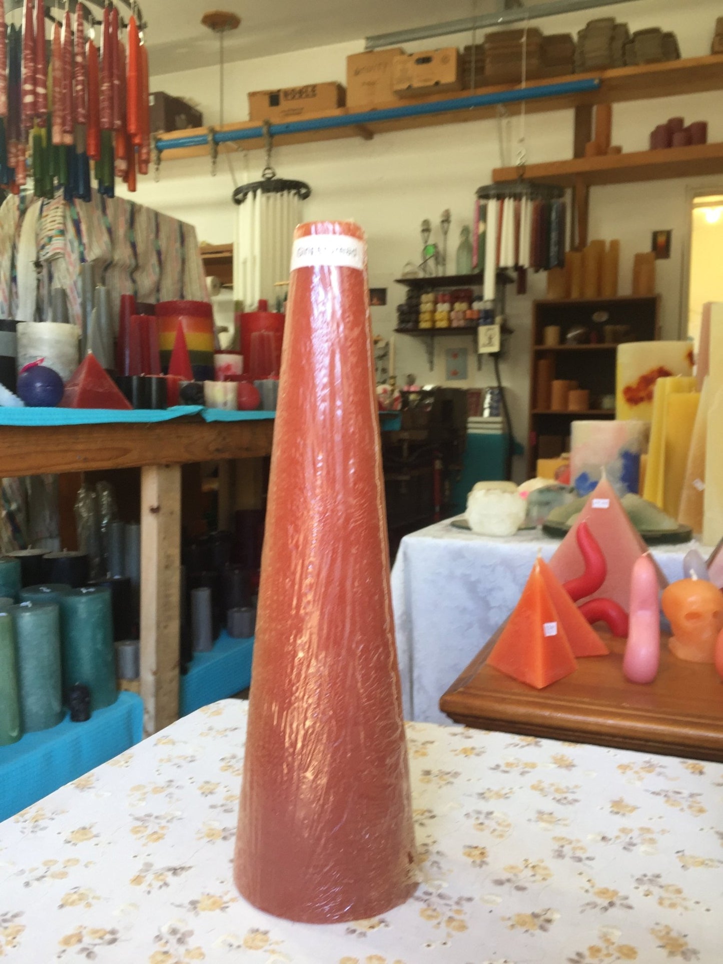 Scented Large Cone Candles, 3 1/4" x 12"H - Fanny Bay Candle Company