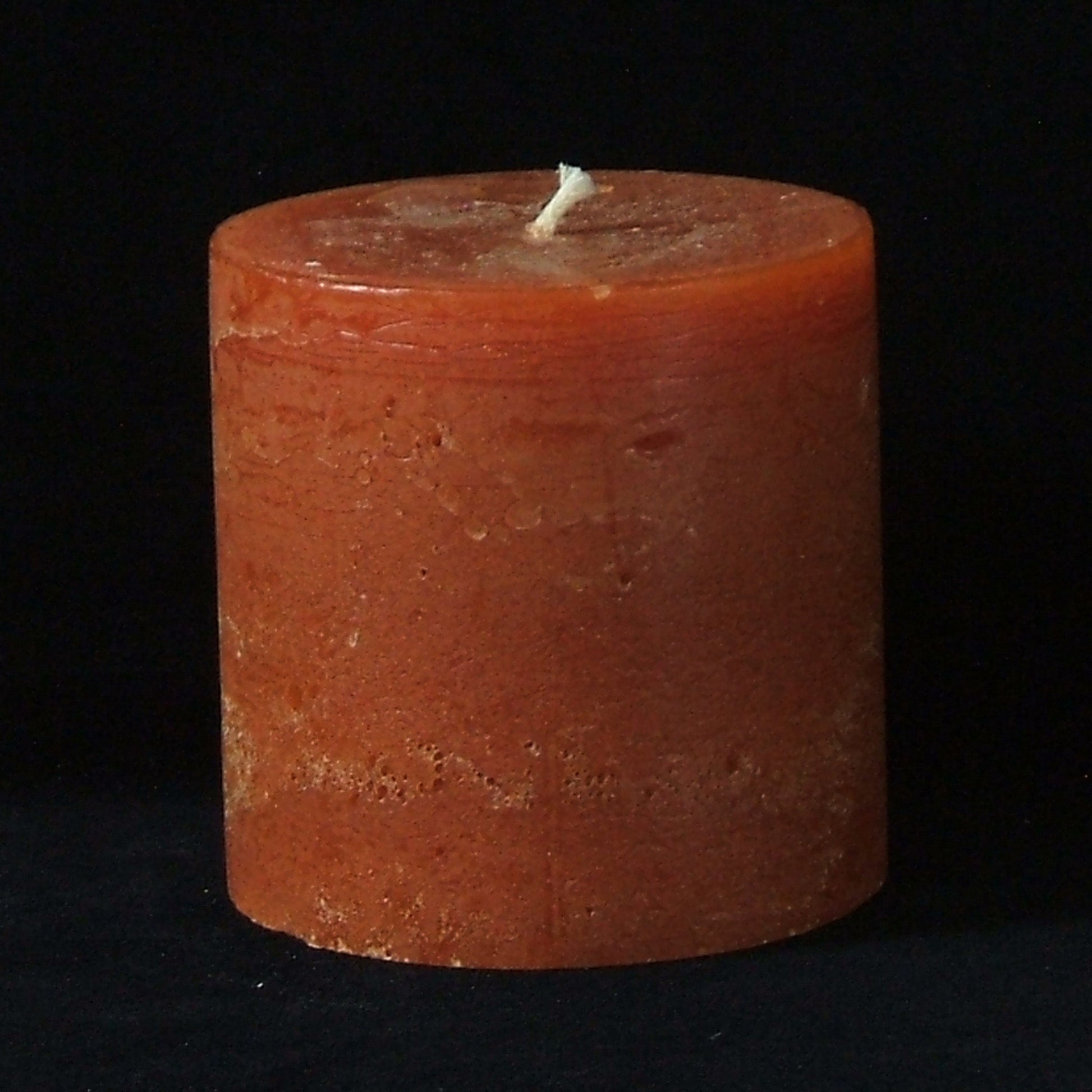 4"D x 6"H or 8"H Round Rustic Pillar candles, multiple colours, fragrance free - Fanny Bay Candle Company