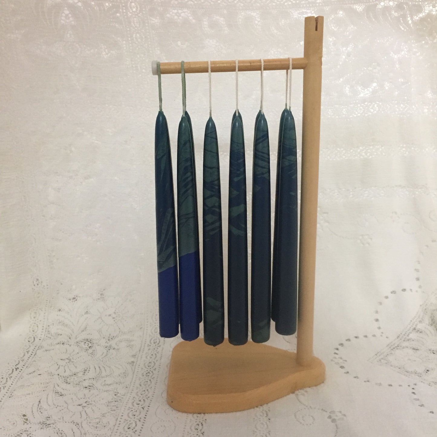 Artisan Multi-Coloured taper candles
