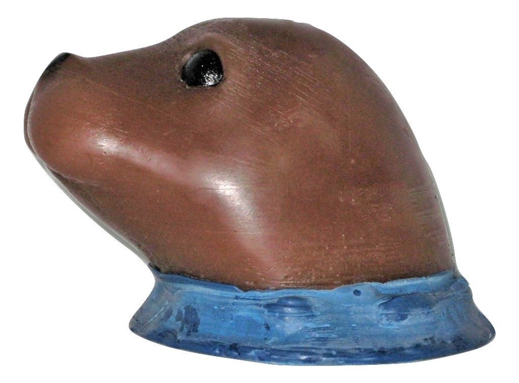 George the Sea Lion, 2 colour patterns, 6 3/4"L x 5"W x 4 1/2”H, fragrance free only - Fanny Bay Candle Company