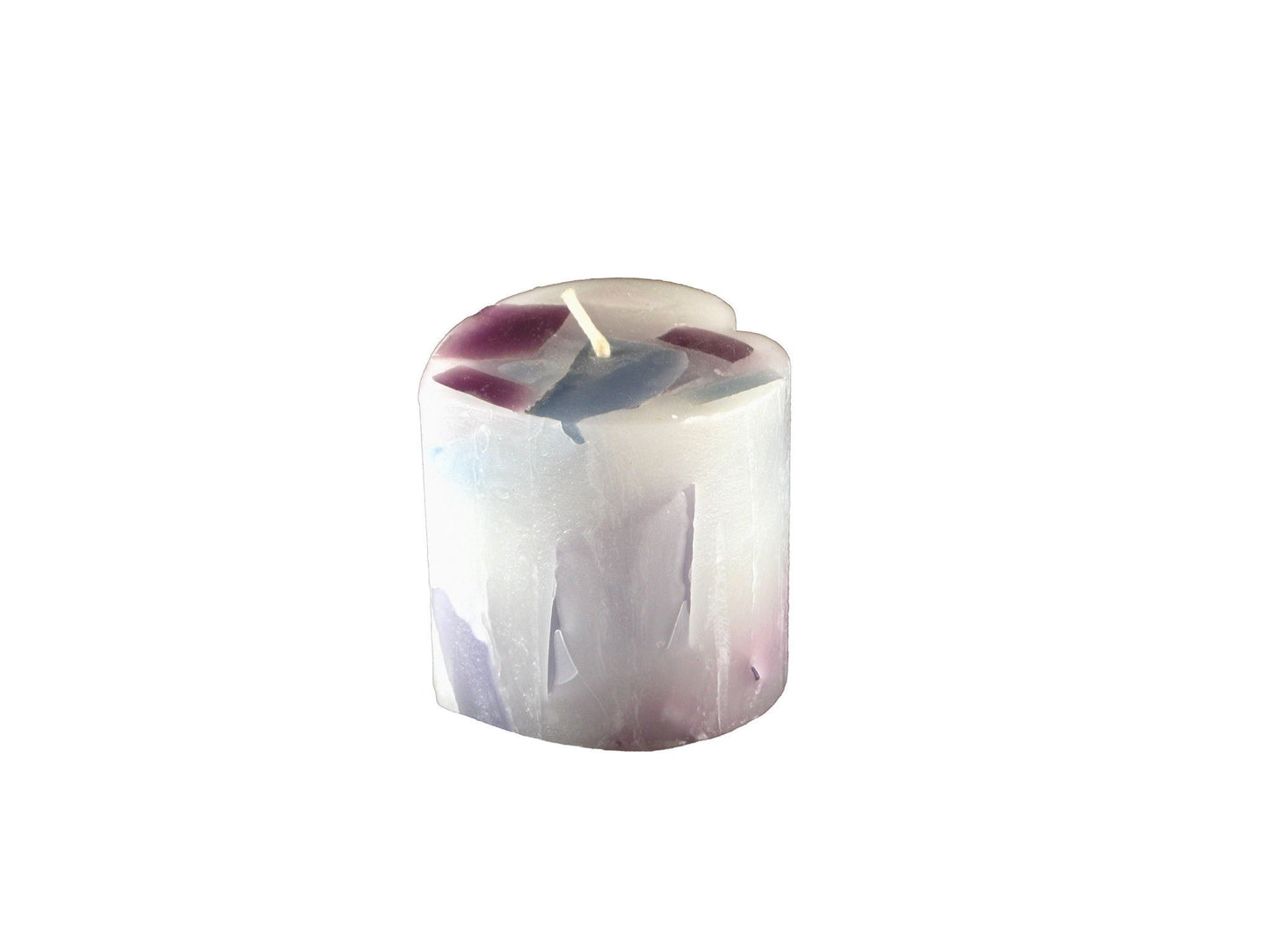 Heart (Small), 2 3/4D x 2 3/4"H, Glimmers & Shimmers, 6 colour patterns, fragrance free - Fanny Bay Candle Company