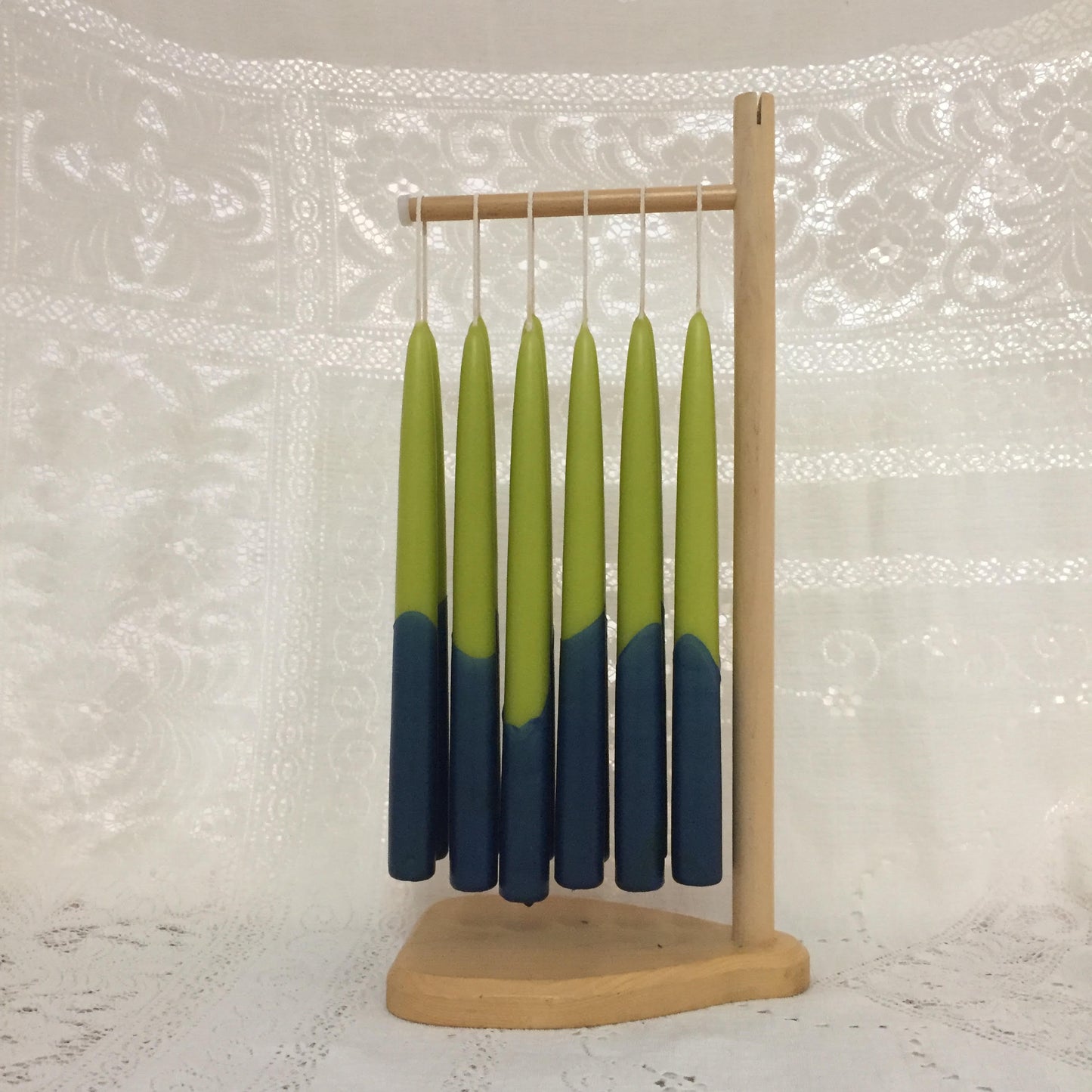 Artisan Multi-Coloured taper candles