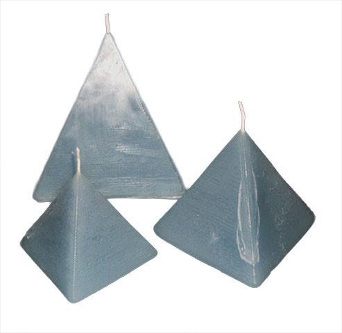 Pyramids, 25 solid colours & 3 sizes, fragrance free - Fanny Bay Candle Company