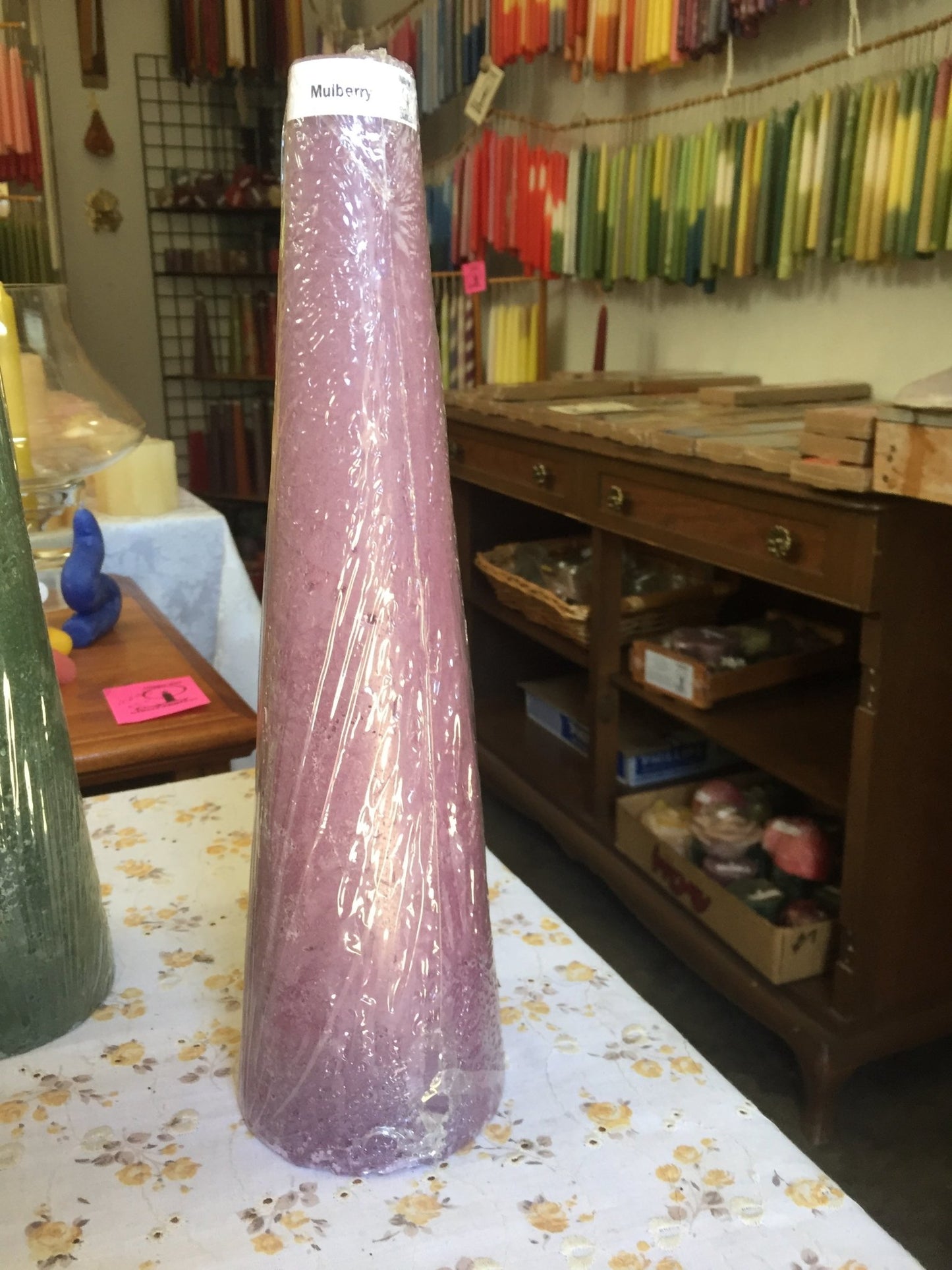 Scented Large Cone Candles, 3 1/4" x 12"H - Fanny Bay Candle Company