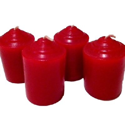 Votives, 6 Pack, Solid Colour, Fragrance Free - Fanny Bay Candle Company